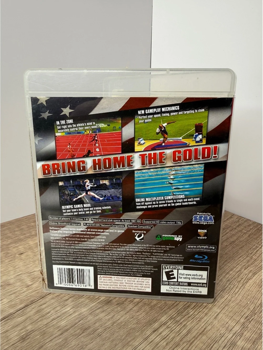 Beijing 2008 Official Olympic Games PS3 PlayStation 3 CIB Manual Disc Sega